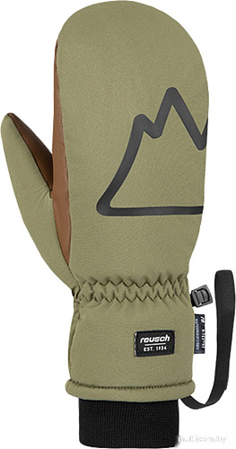 Горнолыжные варежки Reusch Carter R-Tex XT Mitten 6302530-5499 (р-р 10.5, Burnt Olive/Dark Brown)