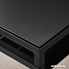 Журнальный столик Ikea Нибода (серый бетон/черный) 304.526.08