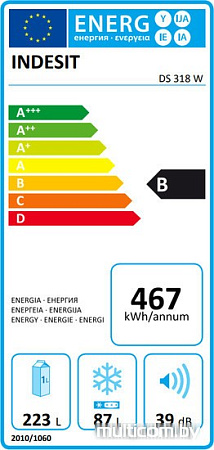 Холодильник Indesit DS 318 W