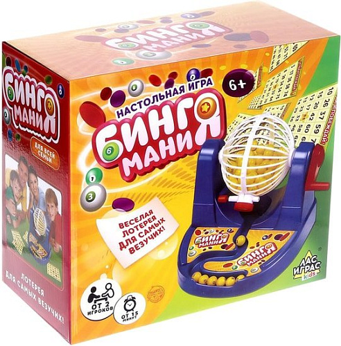 Настольная игра Лас Играс Бинго маниЯ 1437887