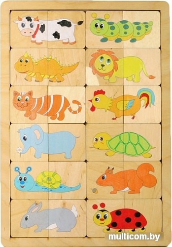 Мозаика/пазл Десятое королевство Веселые половинки 00725