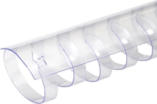 Пластиковая пружина для переплета РеалИСТ Пластик 32 мм (прозрачный)