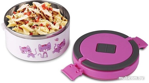 Термос для еды BEKKER BK-4377 0.6л (розовый)