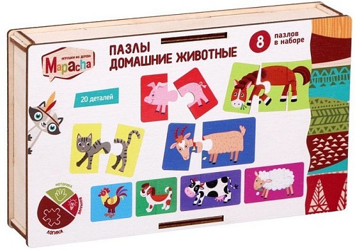 Мозаика/пазл Mapacha Домашние животные 962046 (8шт)