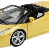 Легковой автомобиль Bburago Lamborghini Gallardo Spyder 18-12016 (желтый)