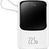 Внешний аккумулятор Baseus Qpow Pro Digital Display Fast Charge 10000mAh (белый)