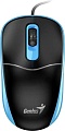 Мышь Genius DX-111 USB-A (черный/синий)