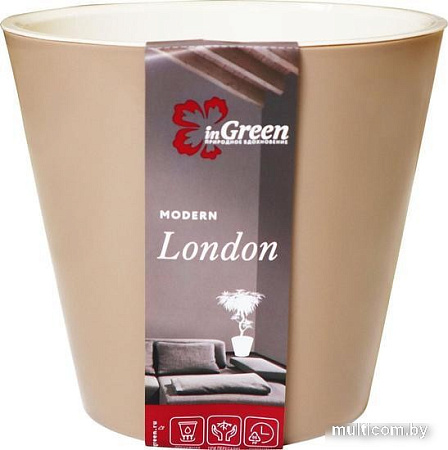 Кашпо inGreen London (молочный шоколад)