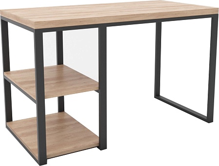 Стол Hype Mebel Дэск-2 110x50 (черный/дуб галифакс натуральный)