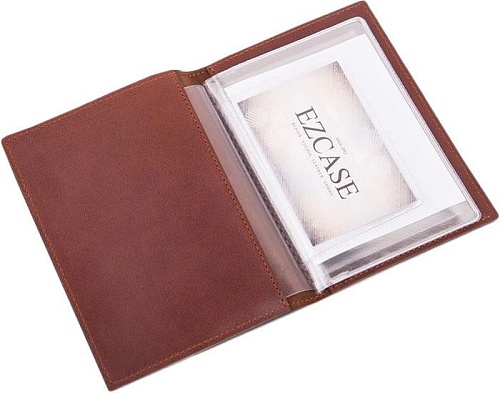 Обложка на документы EZcase C14 (коричневый)
