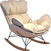 Кресло-качалка Mio Tesoro Монга (белый)
