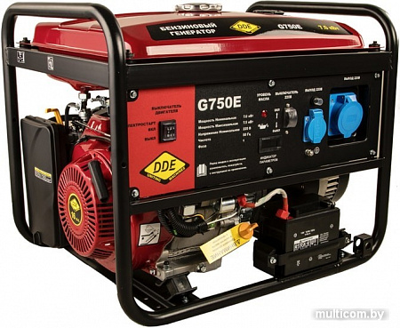 Бензиновый генератор DDE G750E