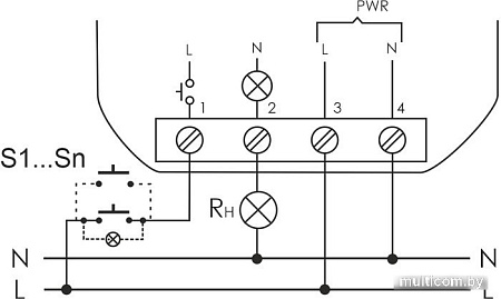 Реле импульсное Евроавтоматика F&F BIS-403 EA01.005.004