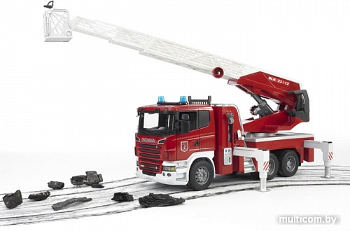 Bruder Scania R-series Fire engine with water pump 03590
