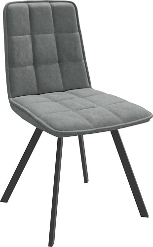 Стул Мамадома Rom D (k10 Антрацит замша Lux/черный)