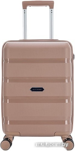 Чемодан-спиннер Mironpan 11192 61 см (бежевый)