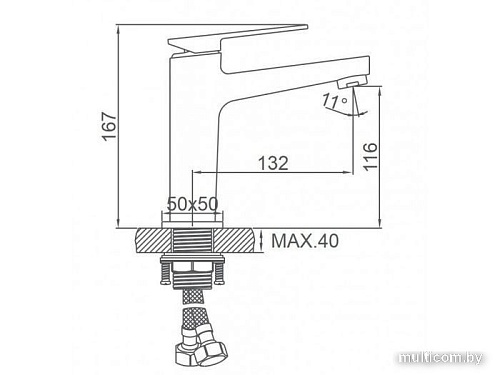 Смеситель Ledeme L1078U