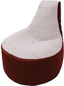 Кресло-мешок Flagman Трон Т1.3-39 (белый/красный)