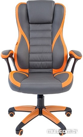 Кресло CHAIRMAN Game 22 (серый/оранжевый)