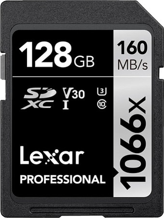 Карта памяти Lexar Professional 1066x SDXC LSD1066128G-BNNNG 128GB