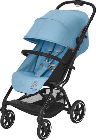 Коляска прогулочная «книга» Cybex Eezy S+2 2022 (beach blue)