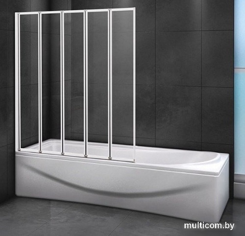 Душевая шторка Cezares RELAX-V-5-120/140-P-Bi-R