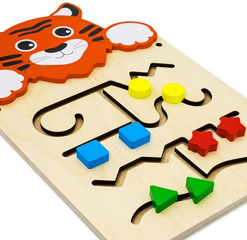 Бизиборд Alatoys Настенная бизидоска Тигренок ББ605