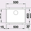 Кухонная мойка Blanco Etagon 500-U Silgranit (белый) [522231]