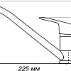 Смеситель Акватон Аркос 1AX001FCXX230 (серый)