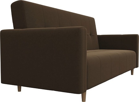 Диван Mebelico Вест 108722 (микровельвет, коричневый)