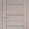 Межкомнатная дверь Velldoris Eco Flex City 7 80x200 (дуб анкор нордик/стекло мателюкс)
