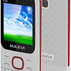 Мобильный телефон Maxvi C15 (белый/красный)