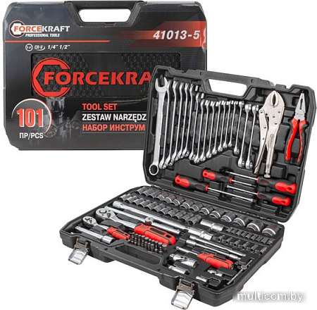 Универсальный набор инструментов ForceKraft FK-41013-5 (101 предмет)