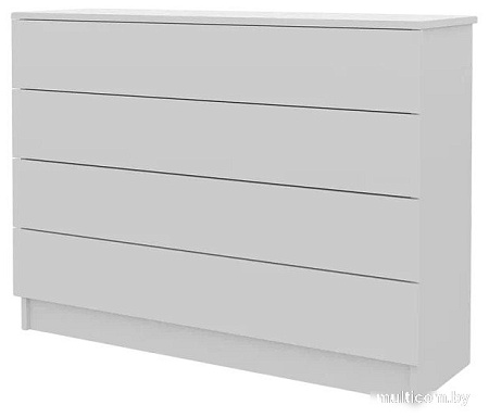 Комод Горизонт Нео 1050 4 ящика (белый)