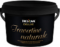 Декоративная штукатурка Ticiana Deluxe Travertino Naturale на извести (8 л)