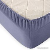 Постельное белье Alleri Трикотажная на резинке 80x200x20см (графит)