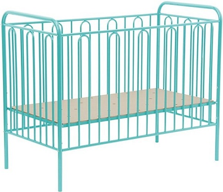 Детская кроватка Polini Kids Vintage 110 (бирюзовый)