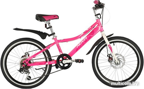 Детский велосипед Novatrack Aliсe 6.D 20 2021 20SH6D.ALICE.PN21 (розовый)