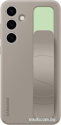 Чехол для телефона Samsung Standing Grip Case S24+ (серо-коричневый)