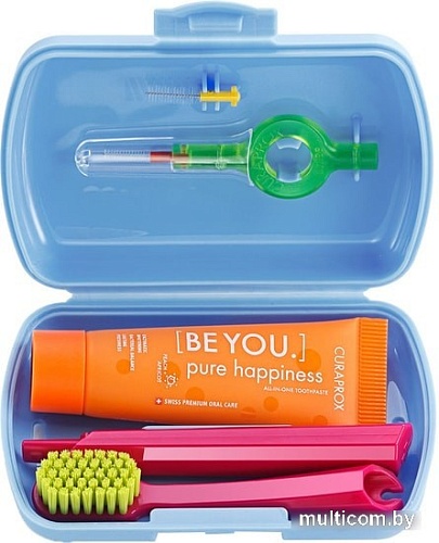 Набор Curaprox BE YOU в голубом боксе