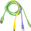 Кабель Sonnen USB Type-A - miroUSB/USB-Type-C/Lightning 513562