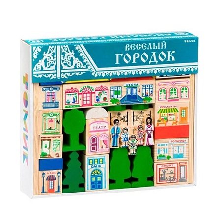 Конструктор/игрушка-конструктор Томик Веселый городок 7678-1