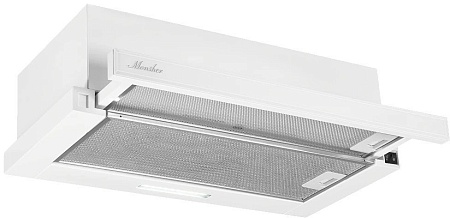 Кухонная вытяжка Monsher LAUTREC 60 Blanc Verre (белый)