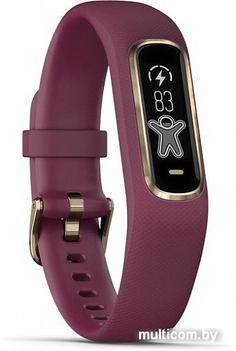 Фитнес-браслет Garmin Vivosmart 4 S/M (бордовый)