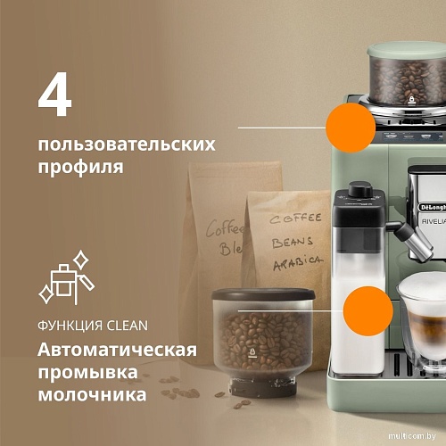 Кофемашина DeLonghi Rivelia EXAM441.55.GR