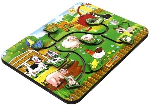 Лабиринт WoodLand Toys Животные 1 114101