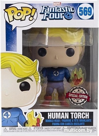 Фигурка Funko POP! Bobble: Marvel: Fantastic Four: Human Torch 45007