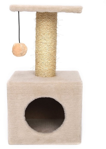 Комплекс Cat House 0.65 (сизаль бежевый)