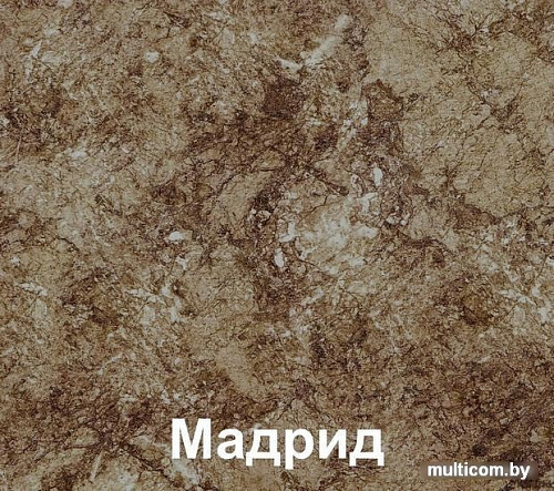 Угловая кухня Кортекс-мебель Корнелия Экстра 1.5x2.7м (белый/береза/мадрид)