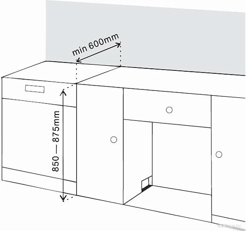 Отдельностоящая посудомоечная машина ARDO DTH1362W2